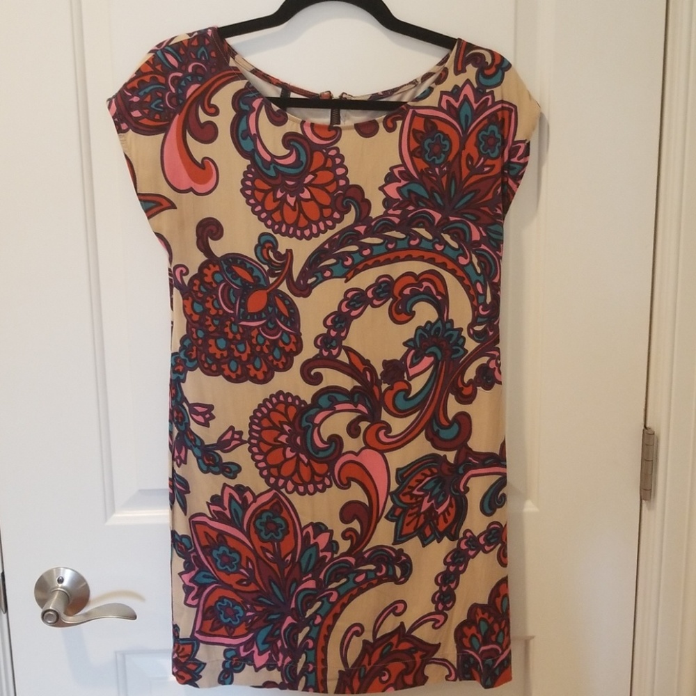 Stradivarius paisley mini dress